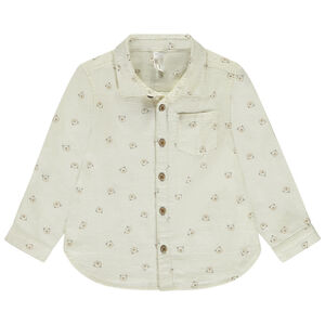 Lange mouwen shirt met berenprint voor jongens 