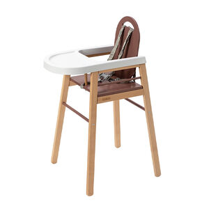 Chaise haute fixe Lili hybride vieux rose 