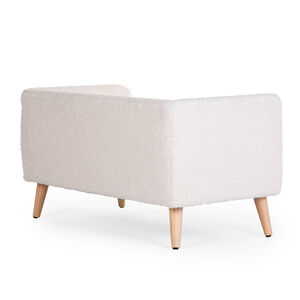 Banc pour enfant Teddy blanc 
