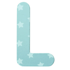 Decoratieve houten letter L 