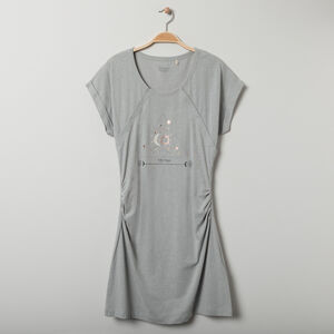 Zwangerschaps- en borstvoedingsnachthemd met astrologische print 