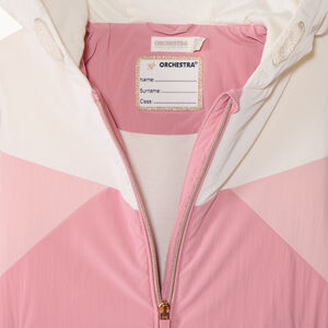 Gevulde colourblock parka voor meisjes 