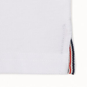 Katoenen korte mouwen polo in effen kleur voor jongens 