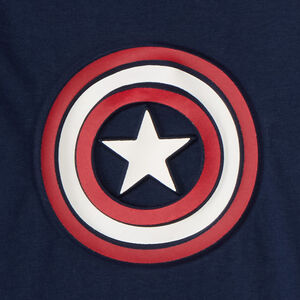 Langarm T-shirt met Captain America Marvel print voor babyjongen 