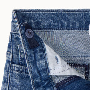 Jeans cargo met used effect en zakken voor jongens 