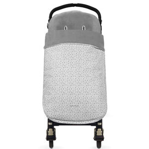Voetenzak kinderwagen Winter Little Bloom Flowers Grijs TOG 3,5 