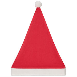 Bonnet de Père Noël en velours pour enfant 
