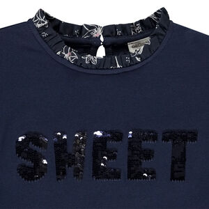 Sweat effet 2 en 1 avec sequins magiques pour fille 
