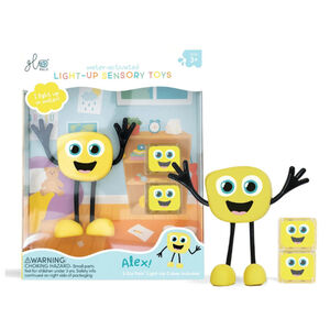 Badspeelgoed 1 Figuurtje & 2 blokjes 3jaar+ Alex Yellow 