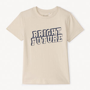 T-shirt met korte mouwen voor jongens met print 