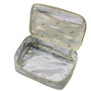 Koeltas lunchbag Krokodil Olijf 