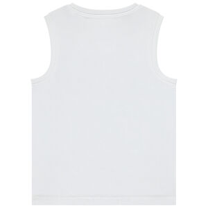 Mouwloos shirt in geprinte jersey jongens 