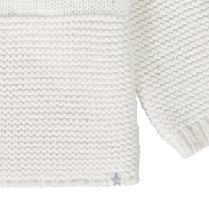 Gilet en tricot effet cache-coeur pour bébé prématuré 