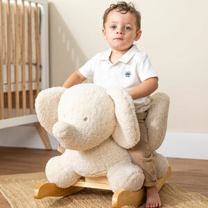 Wiegelen olifant Teddy Taupe 