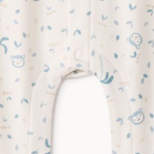 Pyjama met fantasieprint in interlock voor baby 