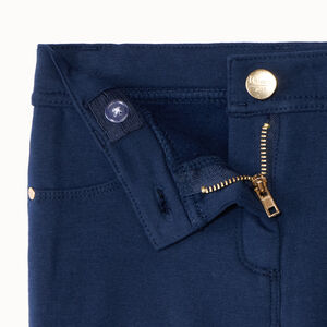 Skinny joggingbroek in fleece voor meisjes 