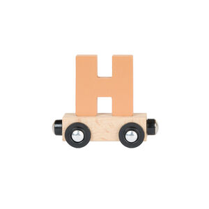 H houten wagon - bruin 