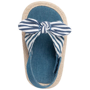 Soepele sandalen met strepen voor babymeisjes 