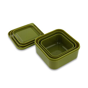 Lot de 3 lunchbox gigognes Mr. Dino vert 