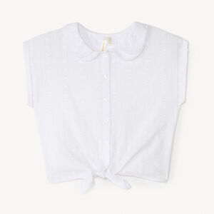 Claudius blouse met strik in de taille voor babymeisjes 