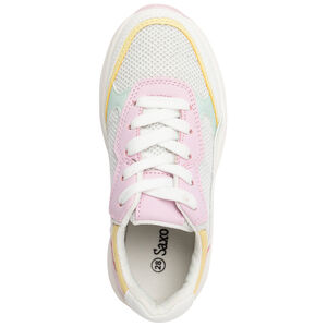 Sneakers met contrasterende inzetstukken en dikke zool voor meisjes 