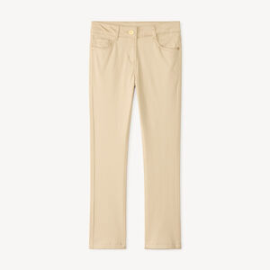Slimme effen broek voor meisjes 
