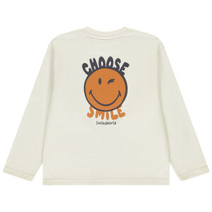 T-shirt manches longues motifs SmileyWorld garçon 
