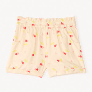 Short en tissu imprimé fantaisie pour fille 