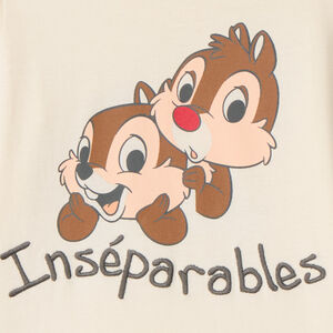 T-shirt manches longues oversize Tic et Tac Disney pour bébé garçon 