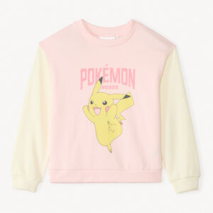 Sweat molleton Pokémon Pikachu bicolore pour fille 