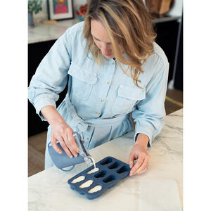 Plateau de congélation pour lait maternel et nourriture Yummy Tray Denim 