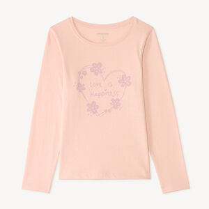 Langarm T-shirt voor meisjes met fantasieprint 