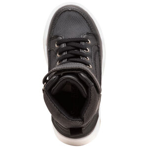 Hoge sneakers met elastische veters en velcro voor jongens 