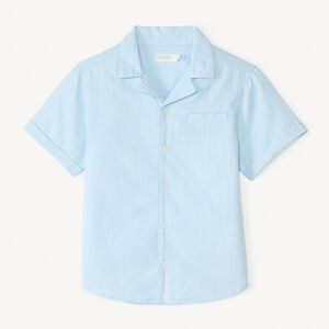 Korte mouwen overhemd van textuurstof voor jongens 