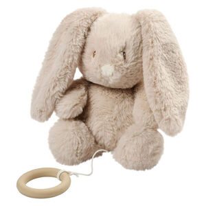 Peluche musicale Lapin 30cm Sable 