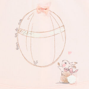 Ensemble avec t-shirt print oeuf et pantalon boule 