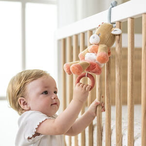 Vibrerende pluche Mila de koe met getextureerde bijtring 