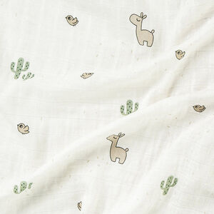Lange mousseline enveloppante 120x120cm Lalee Sable 