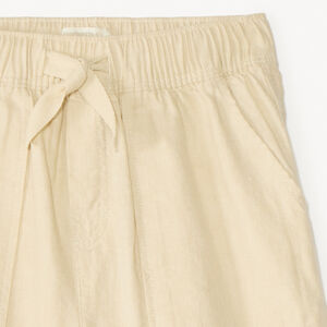 Bermuda en toile effet lin pour garçon  