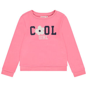 Sweat en molleton print fantaisie pour fille 
