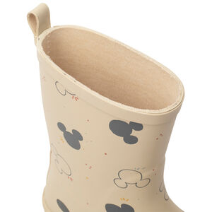 Bottes de pluie en caoutchouc imprimé Mickey Disney all-over pour garçon 