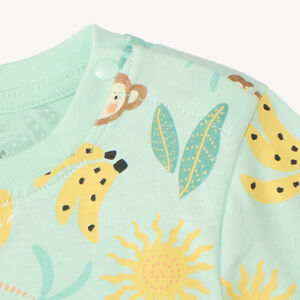 T-shirt met korte mouwen met fantasiedruk voor jongetjes 