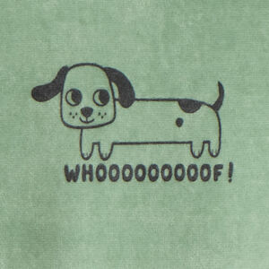 Dors-bien voor babyjongens in schattige fluwelen print. 