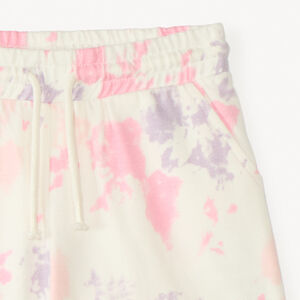 Short en molleton effet tie & dye fille 