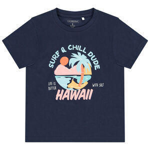 T-shirt korte mouwen print fantasie voor jongen 