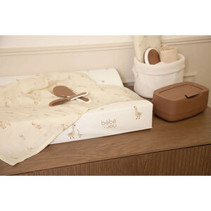 Tetradoek 110 x 110 cm Dear Goose Ecru 