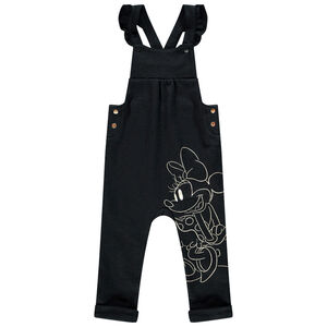Salopette longue noire pour bébé fille motif Minnie Disney 