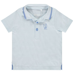 Polo manches courtes broderie fantaisie pour bébé garçon 