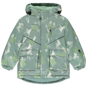 Blouson de ski doublé avec imprimé fantaisie pour garçon 