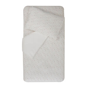 Parure de lit enfant avec housse de couette + taie d'oreiller - Lilas 